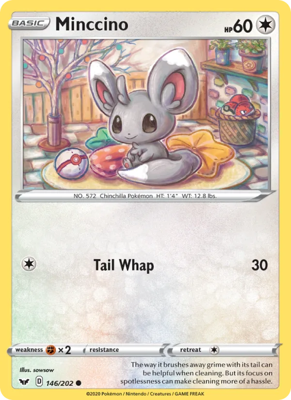 Minccino · Sword & Shield 146/202