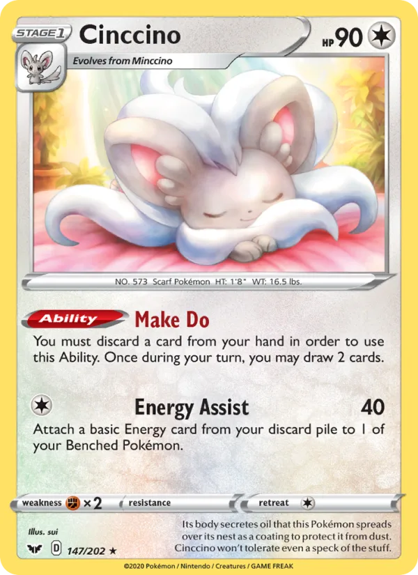 Cinccino · Sword & Shield 147/202