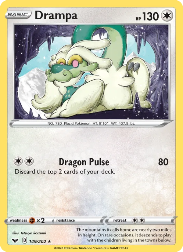 Drampa · Sword & Shield 149/202