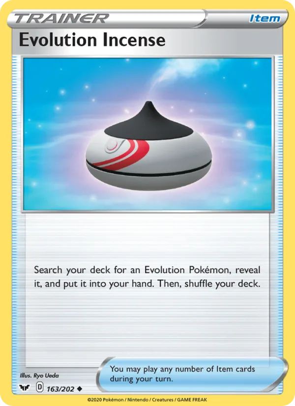 Evolution Incense · Sword & Shield 163/202