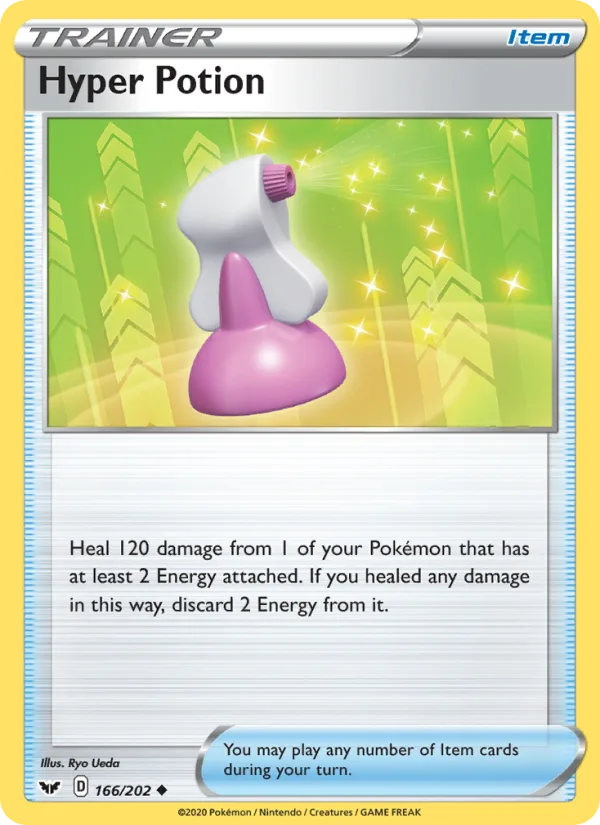 Hyper Potion · Sword & Shield 166/202