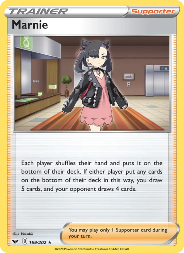 Marnie · Sword & Shield 169/202