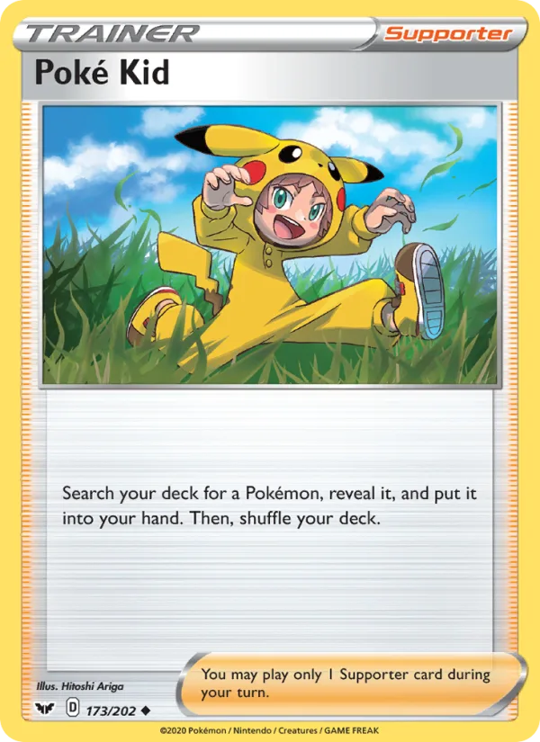 Poké Kid · Sword & Shield 173/202