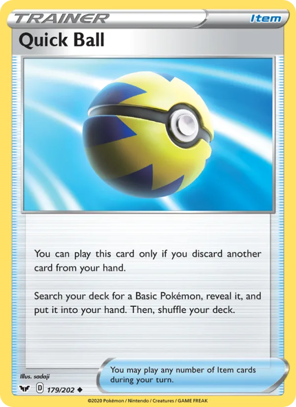 Quick Ball · Sword & Shield 179/202