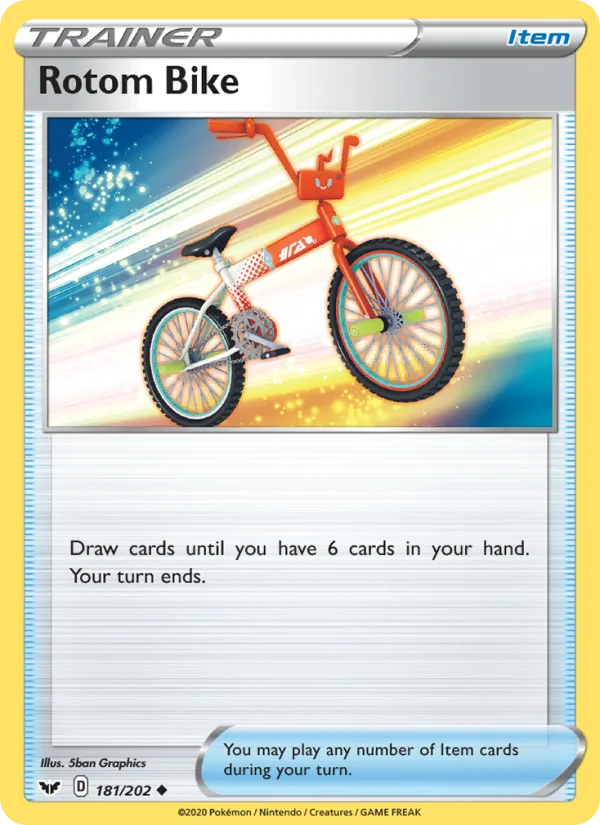 Rotom Bike · Sword & Shield 181/202