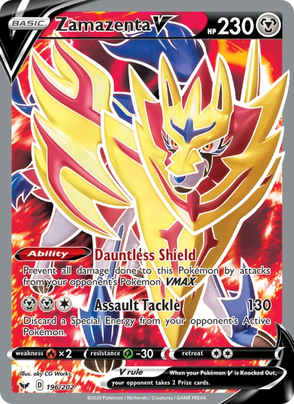 Zamazenta V · Sword & Shield 196/202