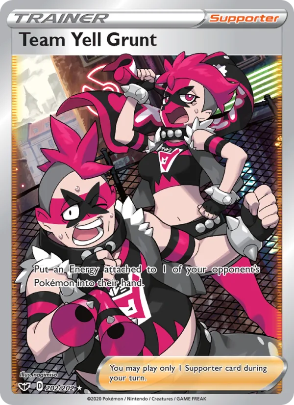 Team Yell Grunt · Sword & Shield 202/202