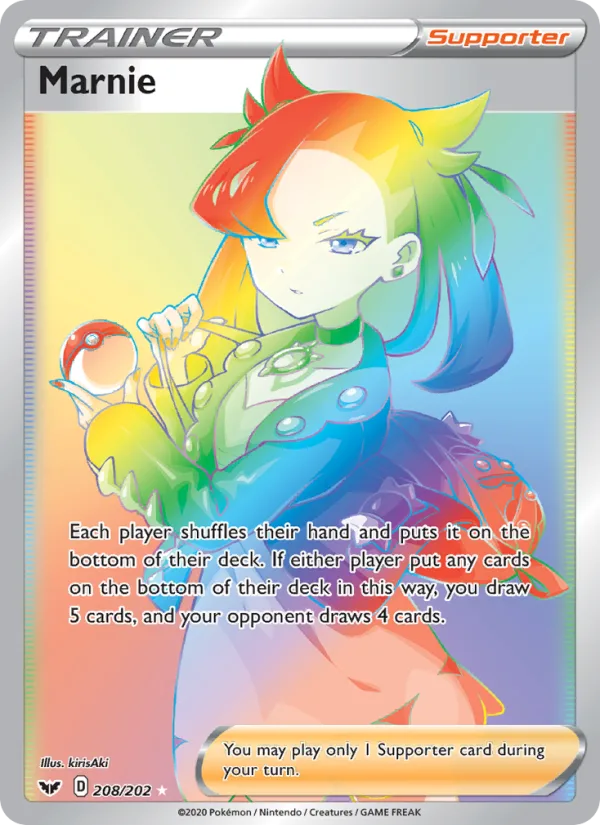 Marnie · Sword & Shield 208/202