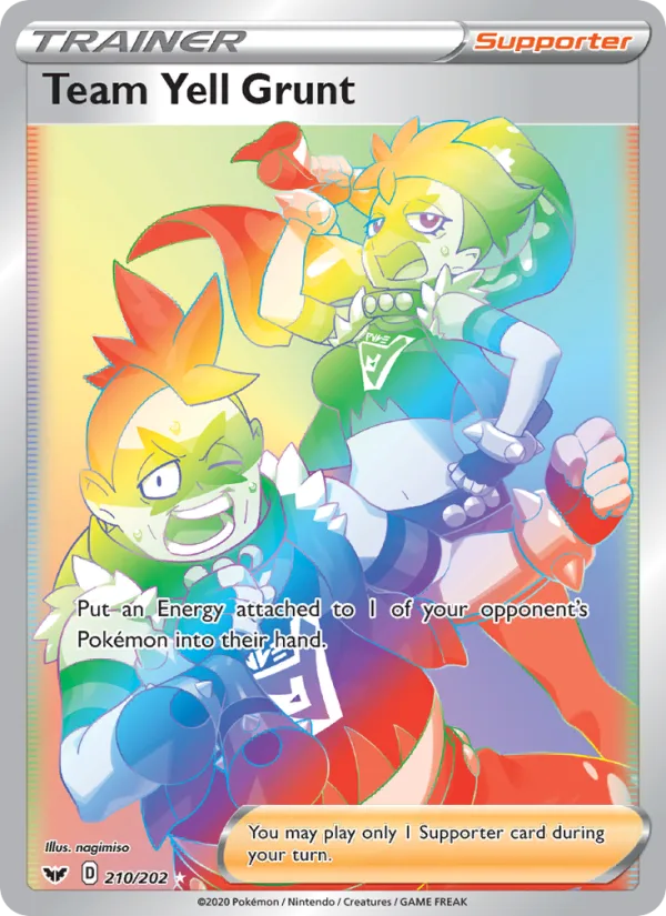 Team Yell Grunt · Sword & Shield 210/202