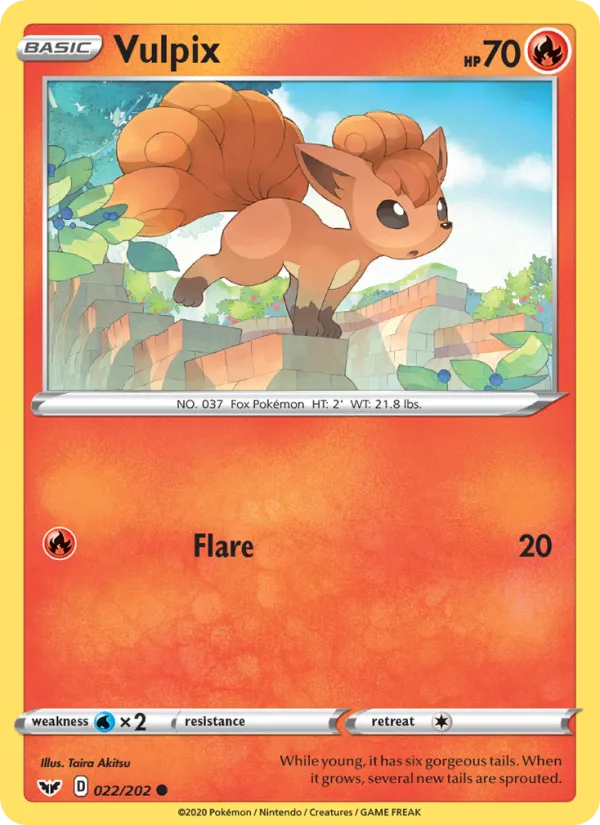 Vulpix · Sword & Shield 22/202