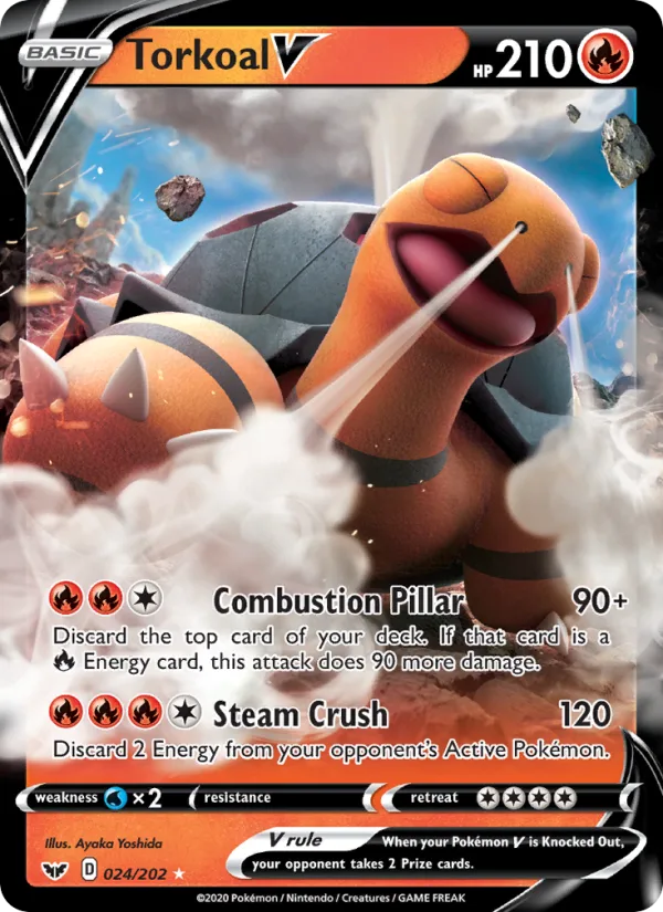Torkoal V · Sword & Shield 24/202