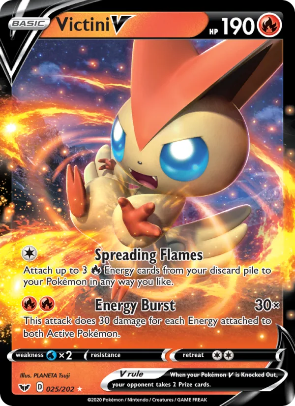 Victini V · Sword & Shield 25/202