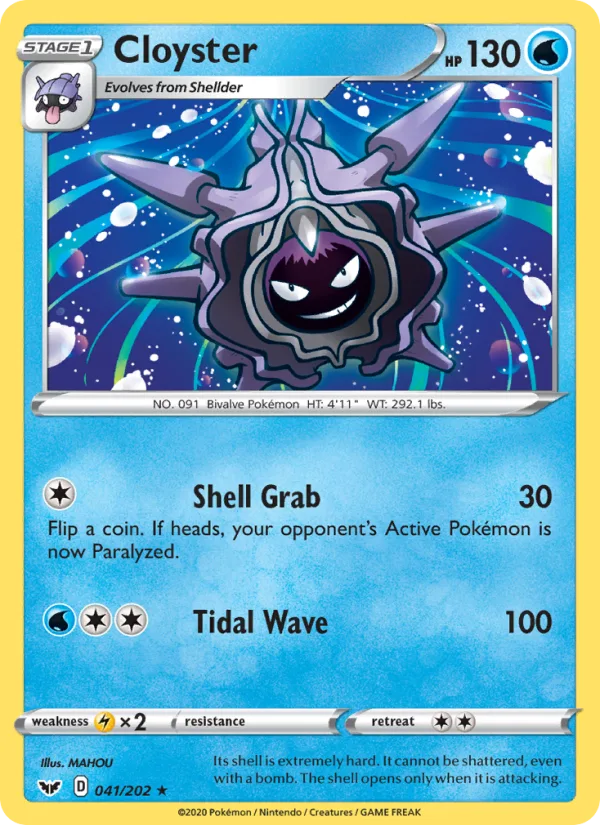 Cloyster · Sword & Shield 41/202