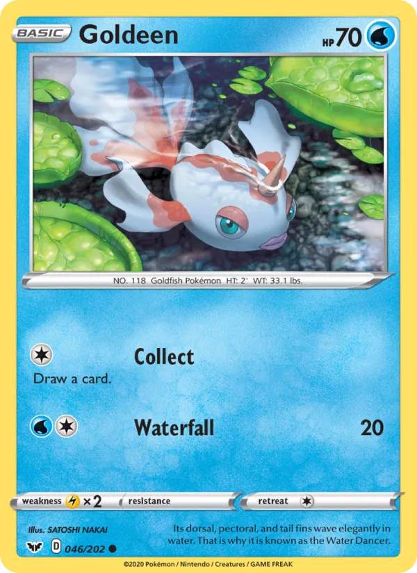 Goldeen · Sword & Shield 46/202