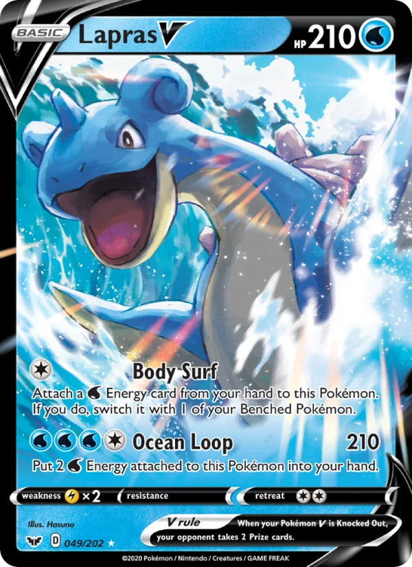 Lapras V · Sword & Shield 49/202