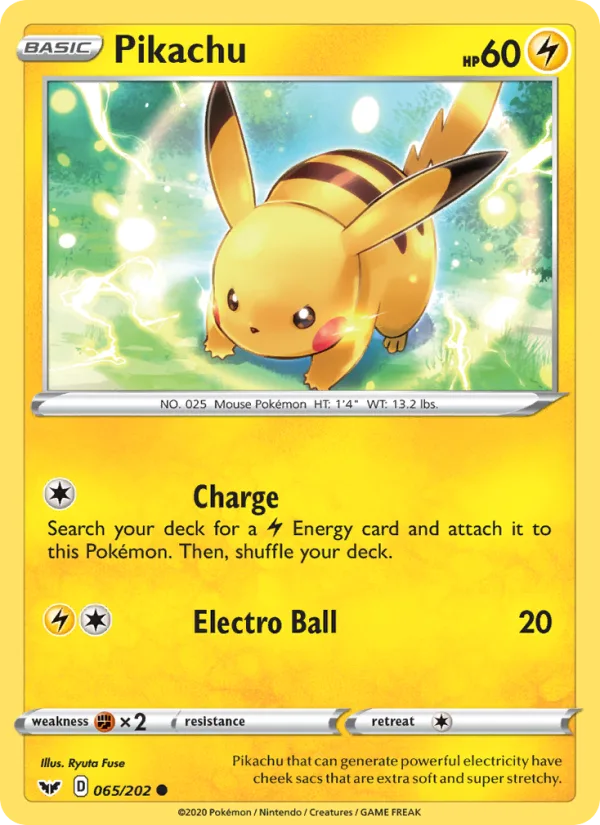 Pikachu · Sword & Shield 65/202