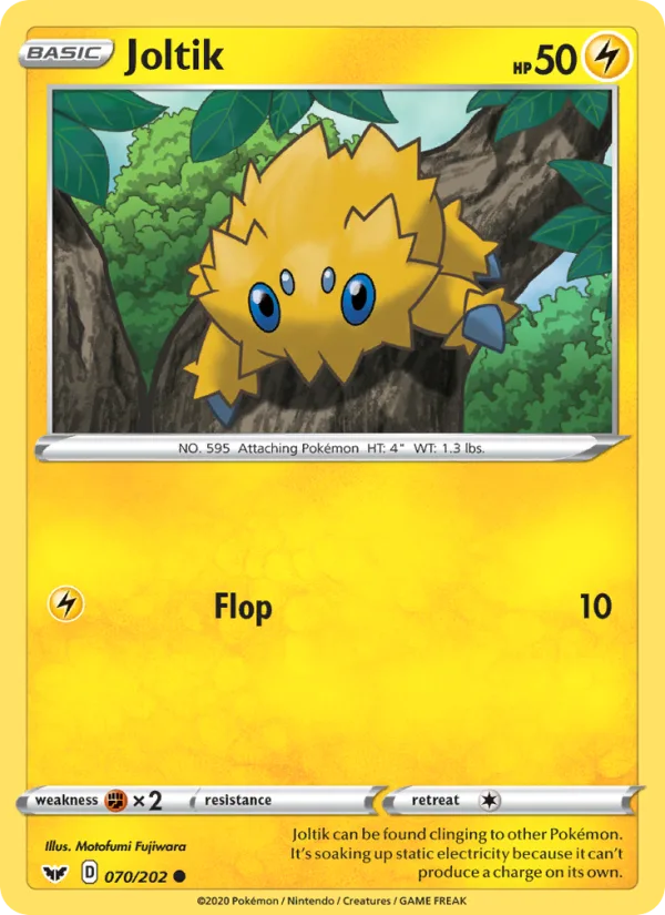 Joltik · Sword & Shield 70/202