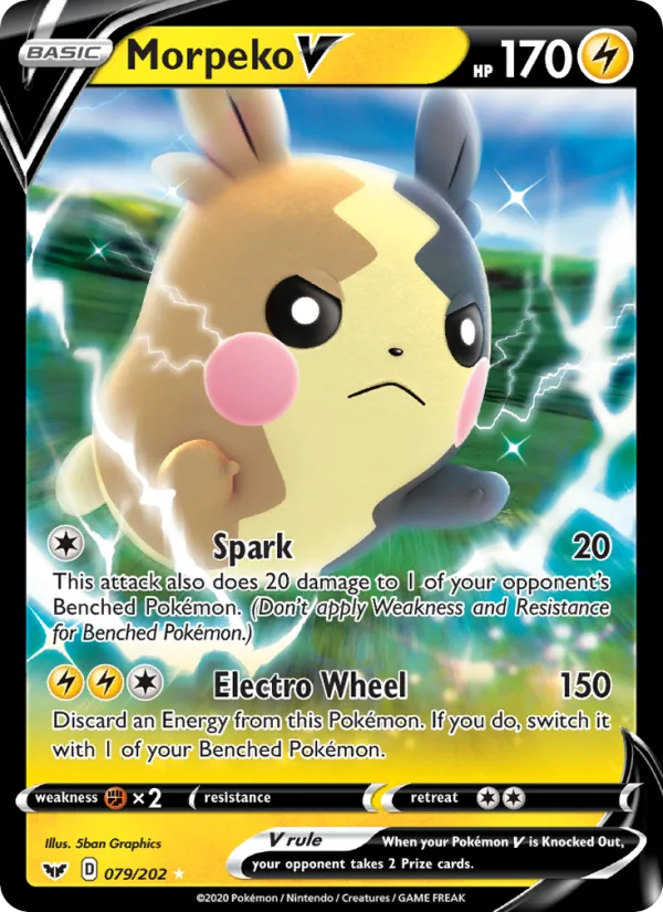 Morpeko V · Sword & Shield 79/202