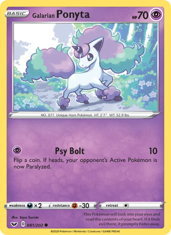 Galarian Ponyta · Sword & Shield 81/202