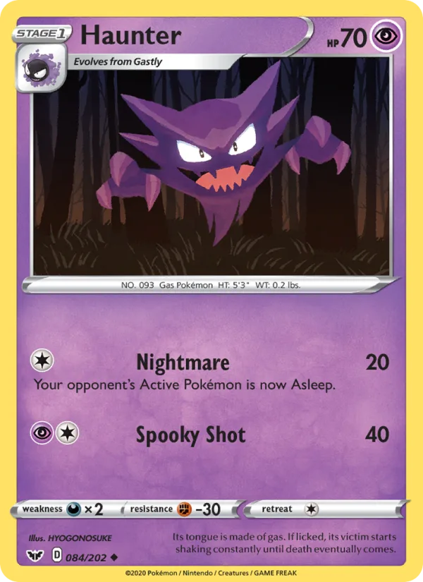 Haunter · Sword & Shield 84/202
