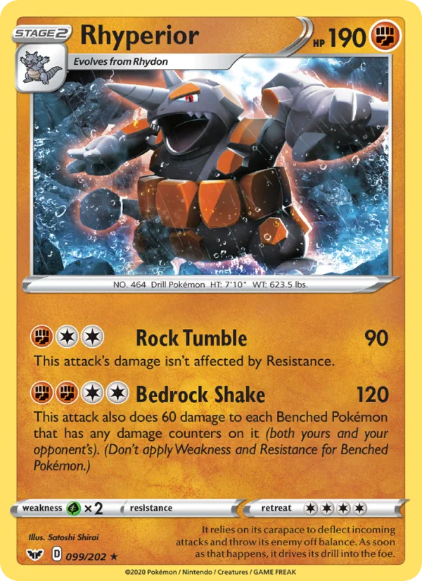 Rhyperior · Sword & Shield 99/202