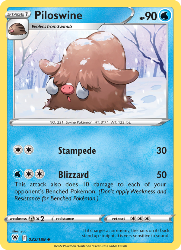 Piloswine · Astral Radiance 032/189