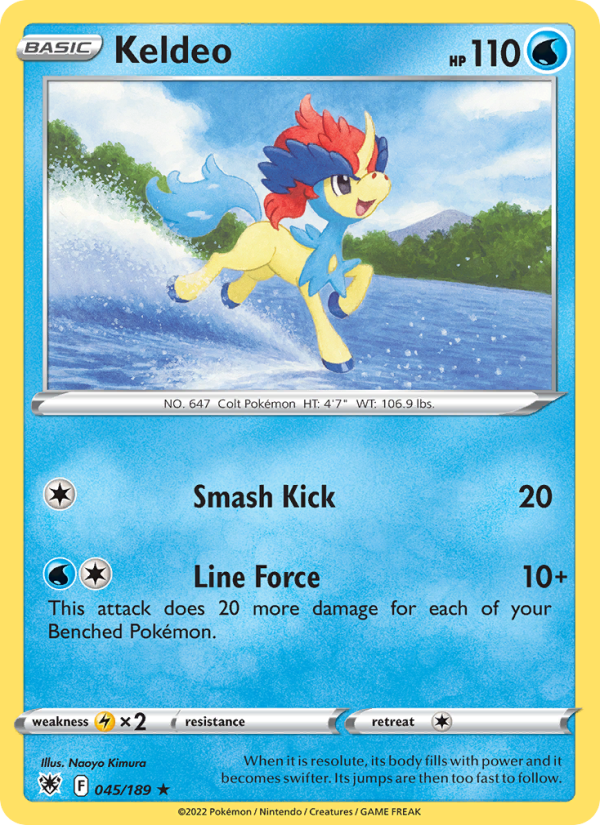 Keldeo · Astral Radiance 045/189