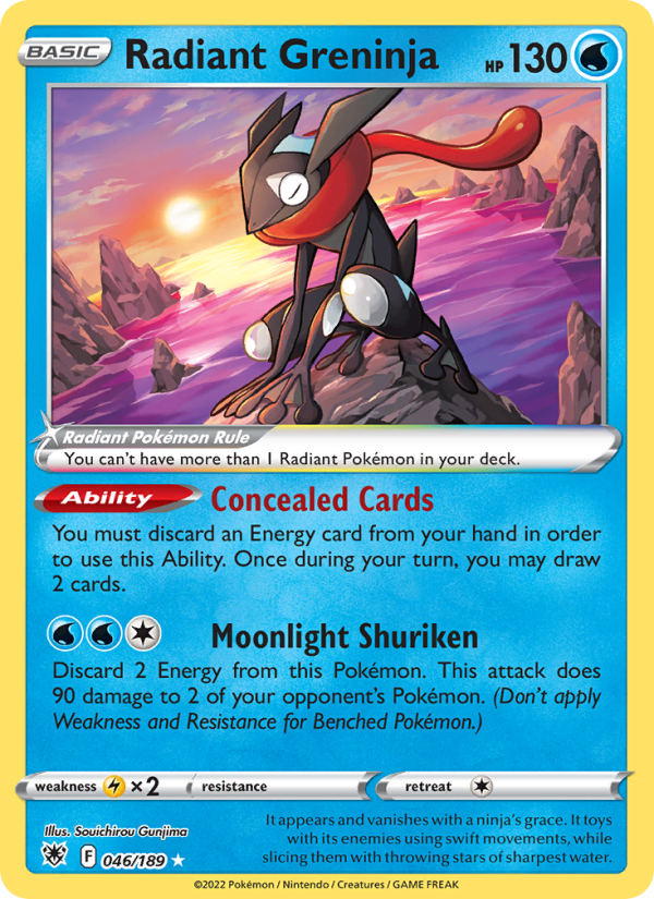 Radiant Greninja · Astral Radiance 046/189