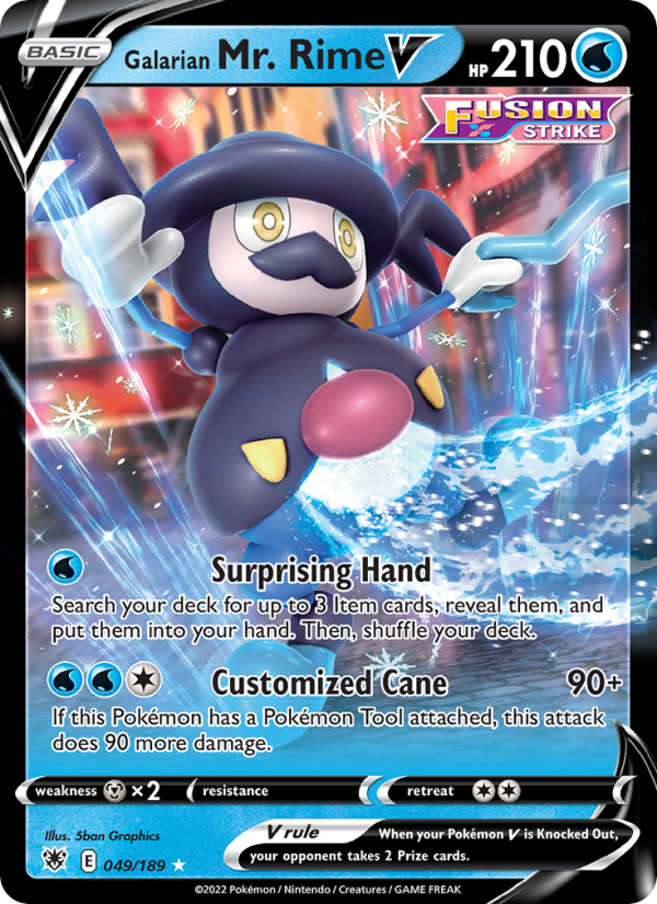 Galarian Mr. Rime V · Astral Radiance 049/189