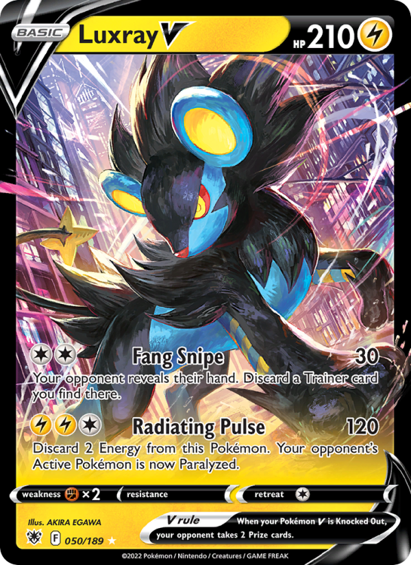 Luxray V · Astral Radiance 050/189