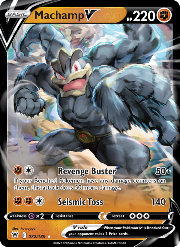 Machamp V · Astral Radiance 072/189