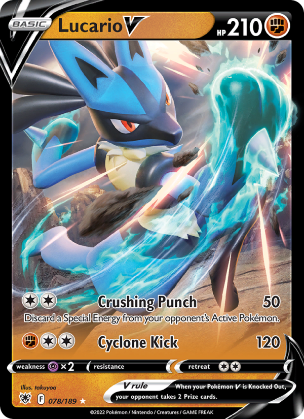 Lucario V · Astral Radiance 078/189