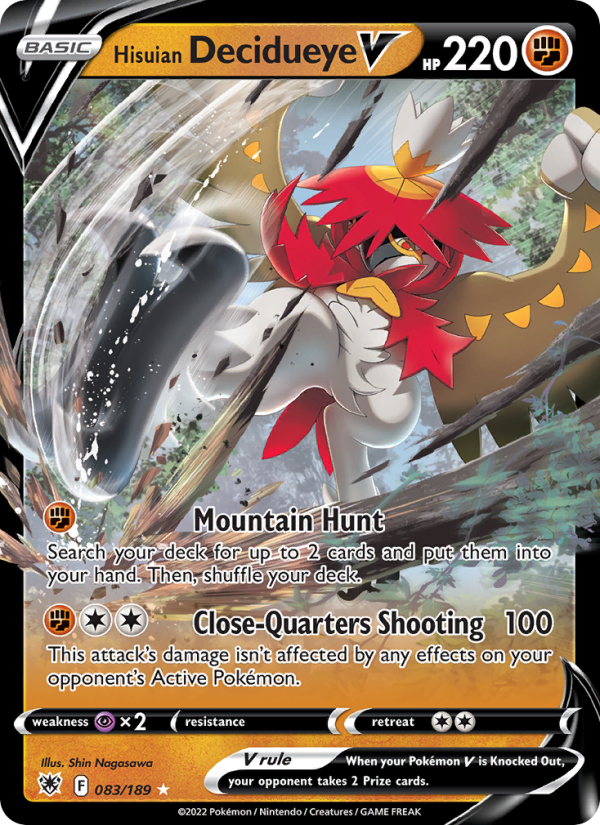 Hisuian Decidueye V · Astral Radiance 083/189