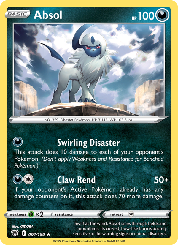 Absol · Astral Radiance 097/189