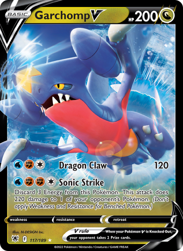 Garchomp V · Astral Radiance 117/189