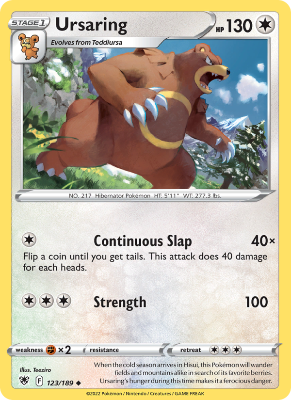 Ursaring · Astral Radiance 123/189