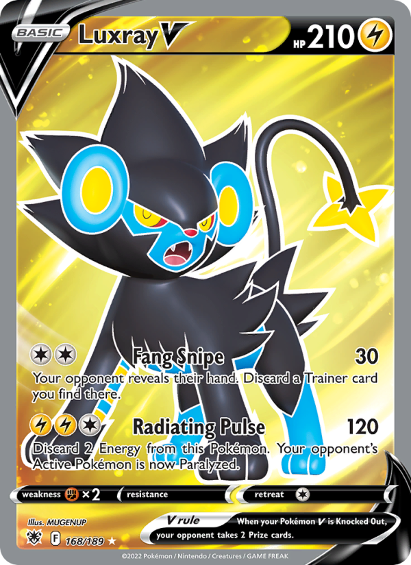 Luxray V · Astral Radiance 168/189