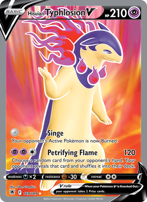 Hisuian Typhlosion V · Astral Radiance 169/189