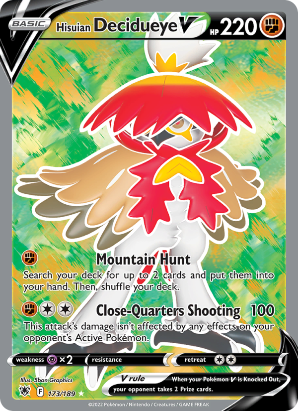 Hisuian Decidueye V · Astral Radiance 173/189