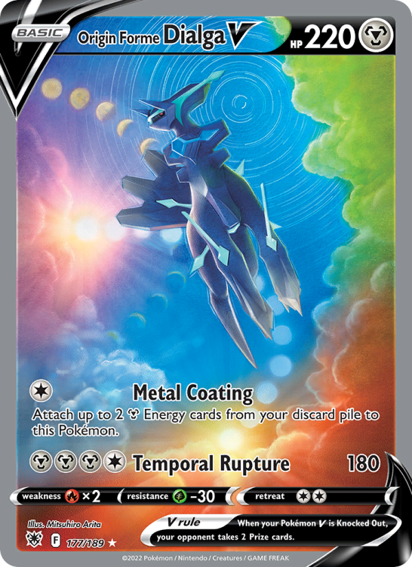 Origin Forme Dialga V · Astral Radiance 177/189