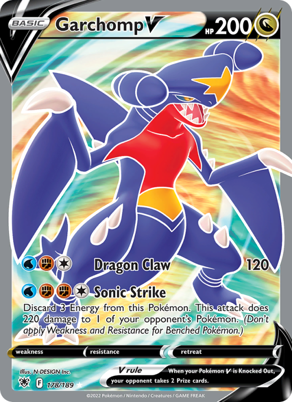 Garchomp V · Astral Radiance 178/189