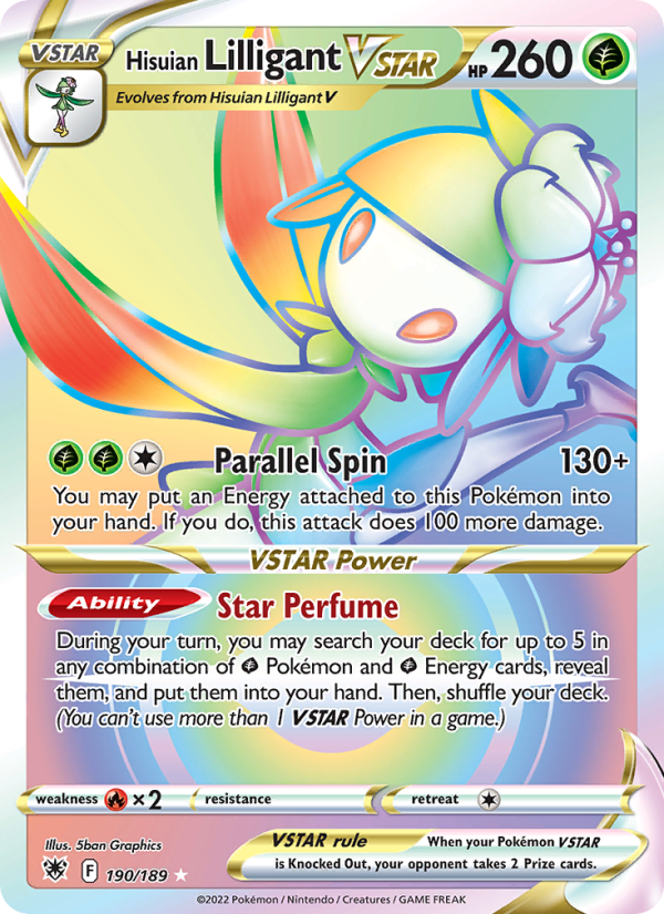 Hisuian Lilligant VSTAR · Astral Radiance 190/189