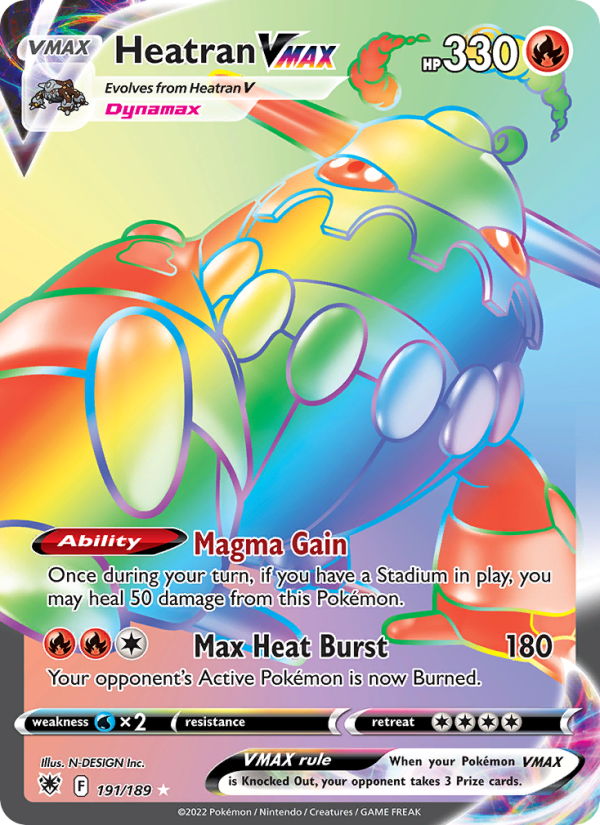 Heatran VMAX · Astral Radiance 191/189