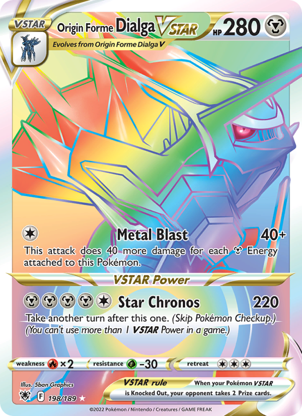 Origin Forme Dialga VSTAR · Astral Radiance 198/189