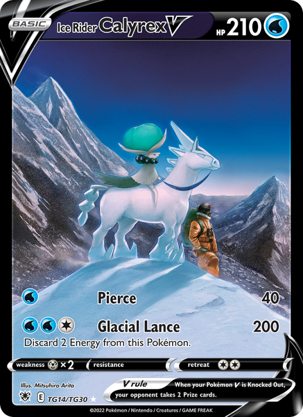 Ice Rider Calyrex V · Astral Radiance TG14/189