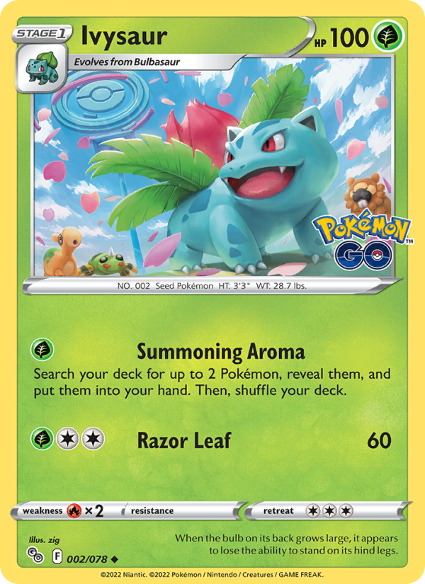 Ivysaur · Pokémon GO 002/78