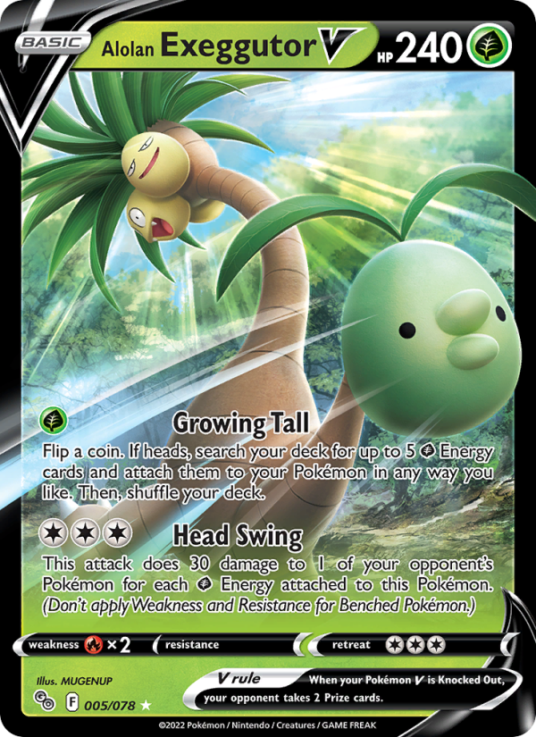 Alolan Exeggutor V · Pokémon GO 005/78