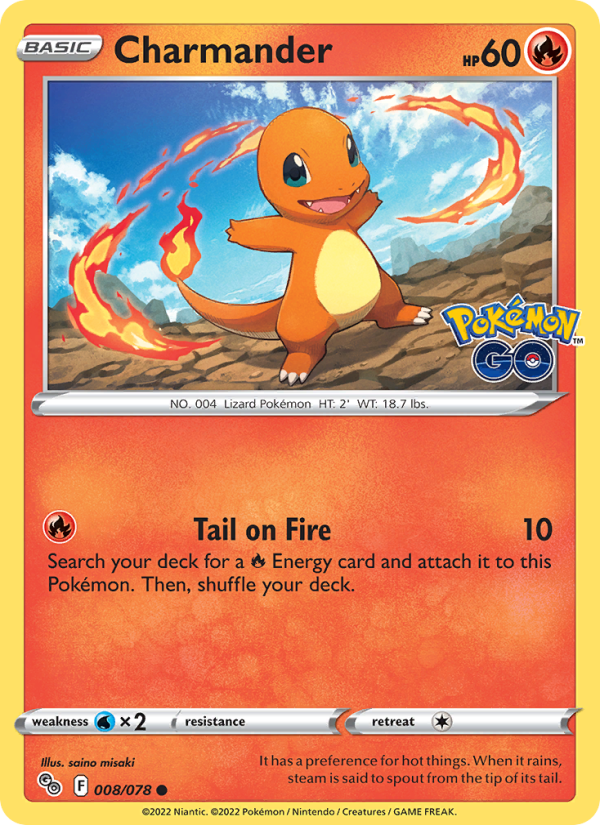 Charmander · Pokémon GO 008/78