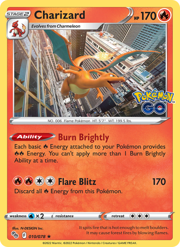 Charizard · Pokémon GO 010/78