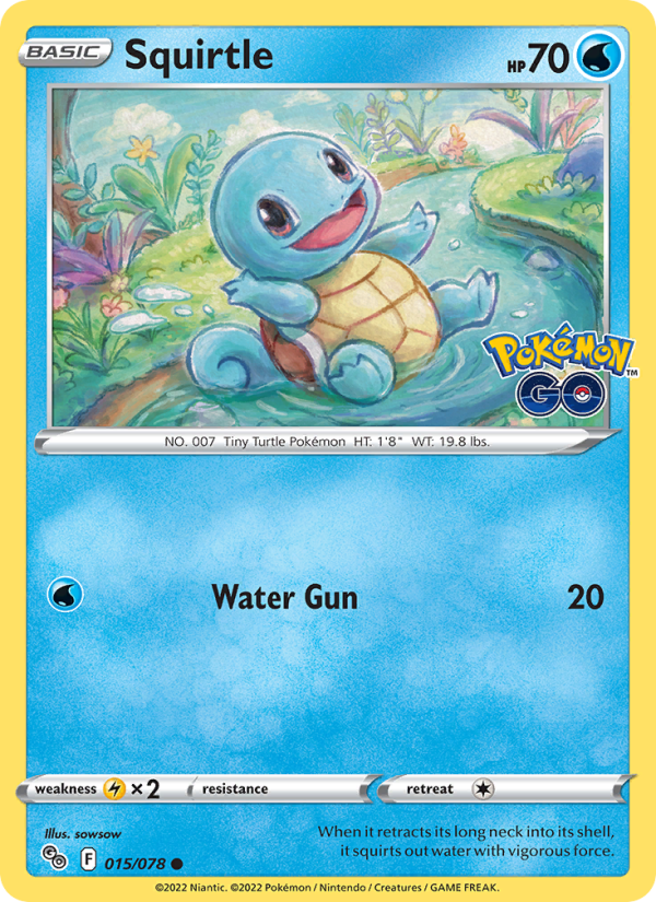 Squirtle · Pokémon GO 015/78